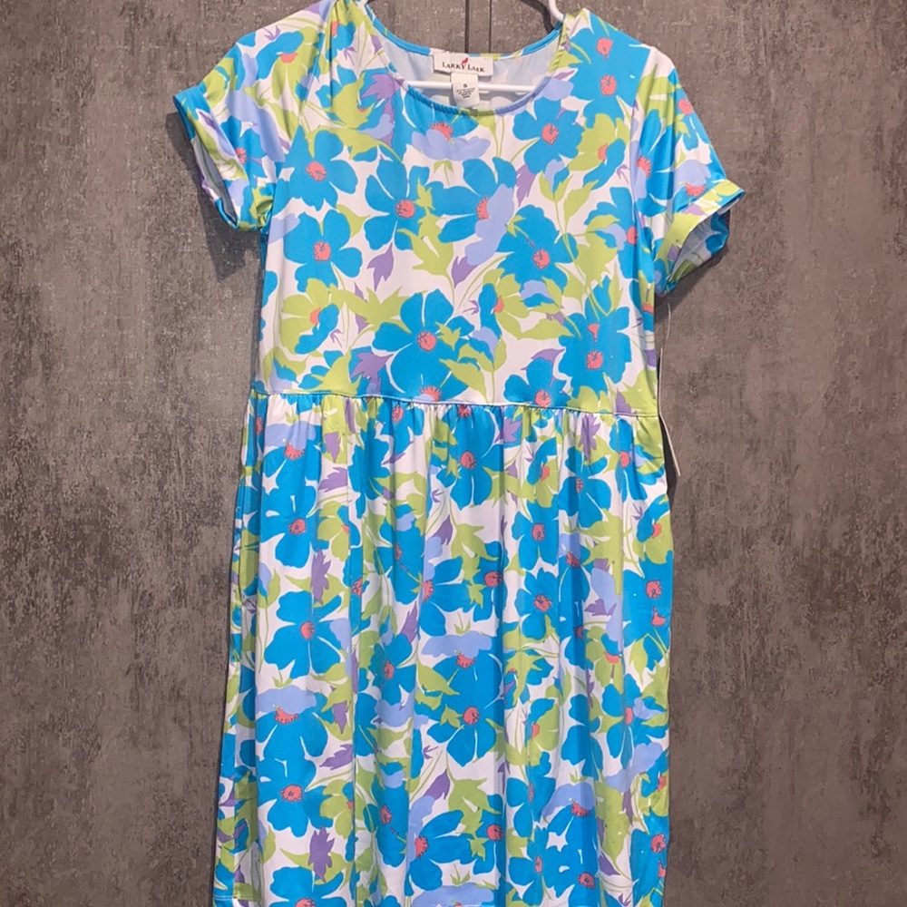 Larky Lark Small Flower multi color dress Size: Small NWT
